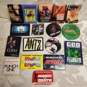 VTG | MOVIE PIN BUNDLE promo buttons